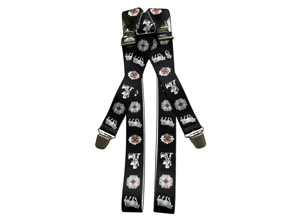 Bretelle Stile Appenzellese con Mucche e Pastori - Caola