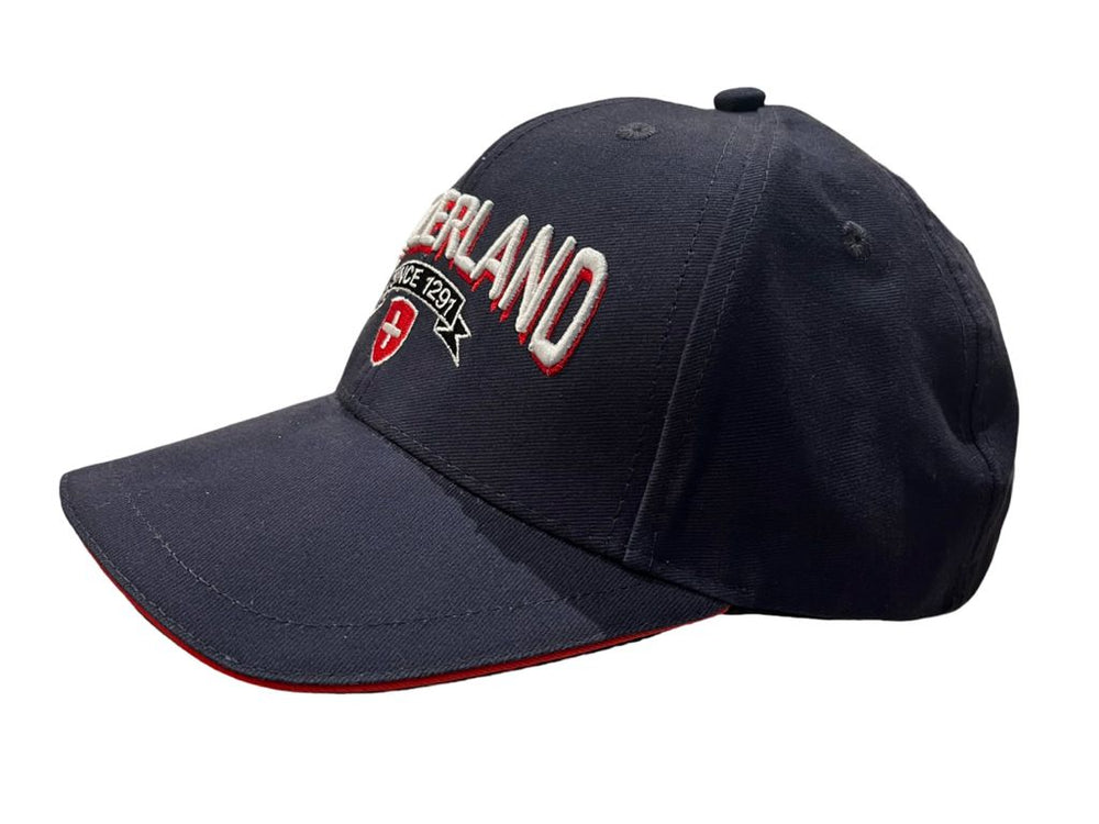 Cappellino Marine Ricamato Switzerland 3D - Caola