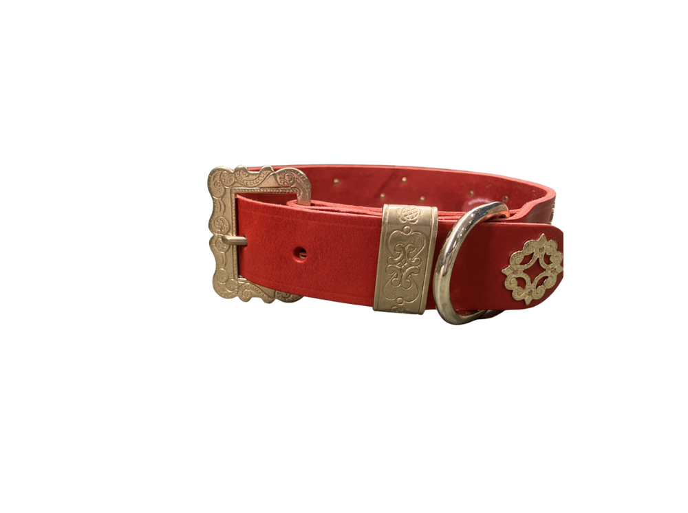 Collier pour chien avec motifs appenzellois, 3,5 cm de large