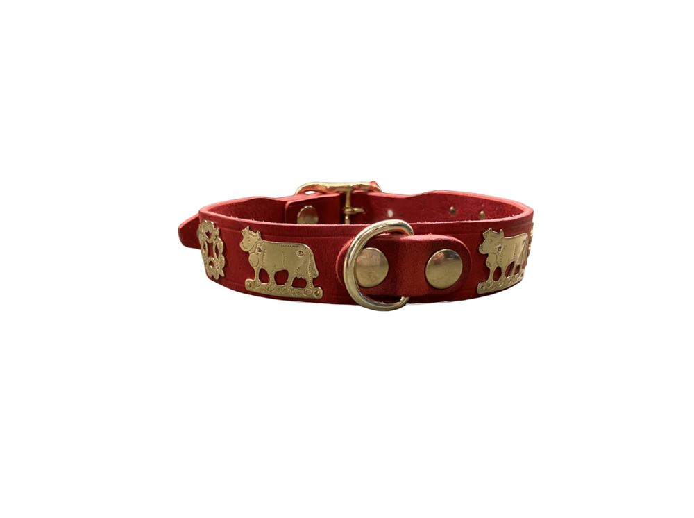Collier pour chien avec motifs appenzellois, 2,5 cm de large