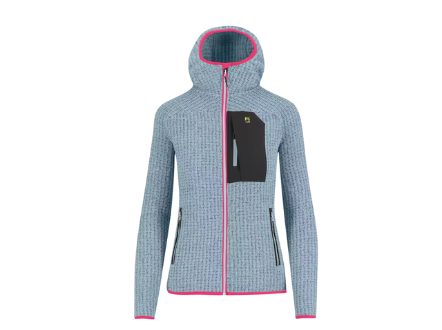 Karpos Rocchetta Evo Hoodie W Fleece vista frontale
