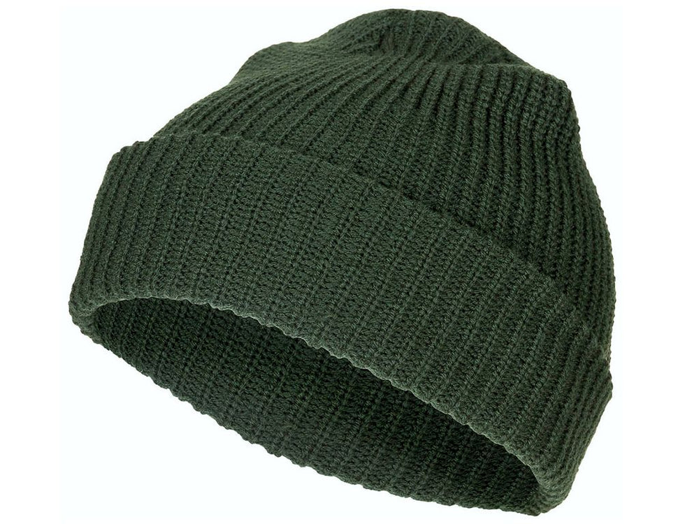 Cuffia lavorata a maglia in lana merino - Caola