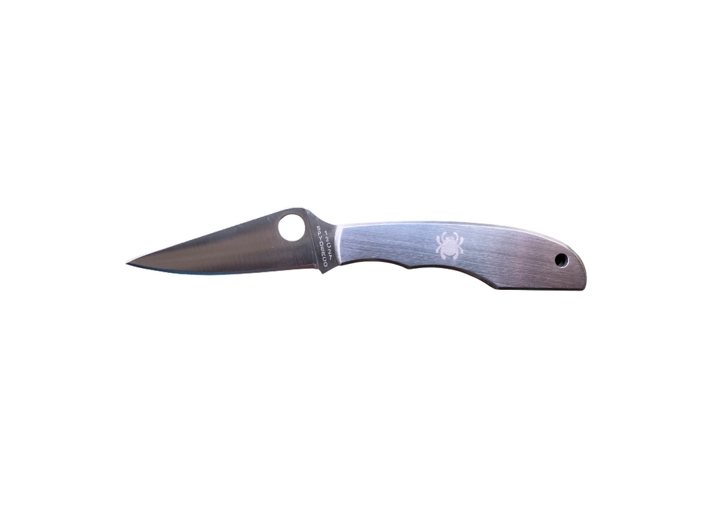 Spyderco Grasshopper C138P – Mini Coltello da Tasca con Sistema Slipjoint e Lama in Acciaio 3Cr, 40g