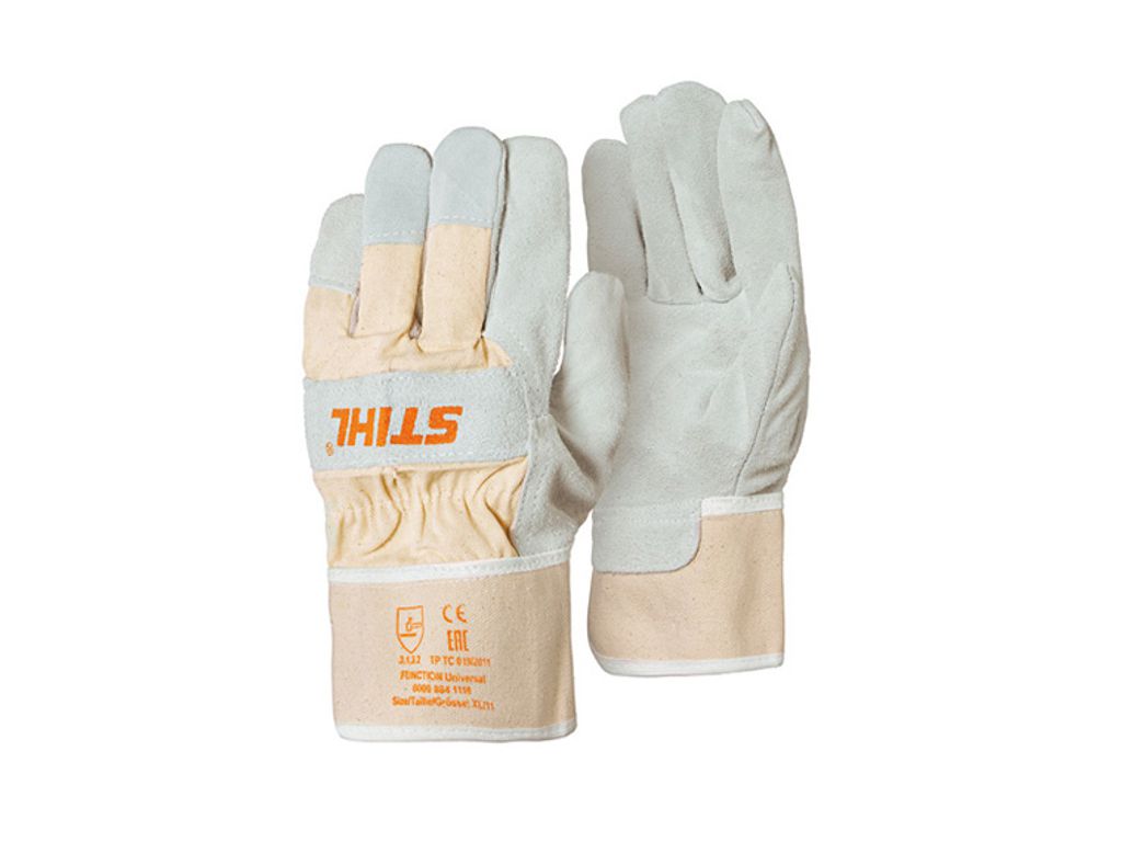 STIHL Guanti In Pelle Da Lavoro Per Giardinaggio – Modello 00886111308 – Taglia 8/S – Unisex