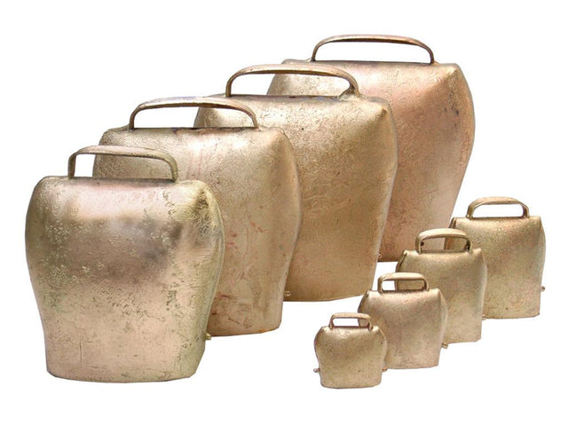 Campana dorata con morsetto piatto - Caola