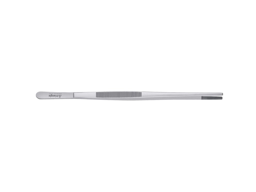 Pinza molla per barbecue in acciaio inox manici in legno anti