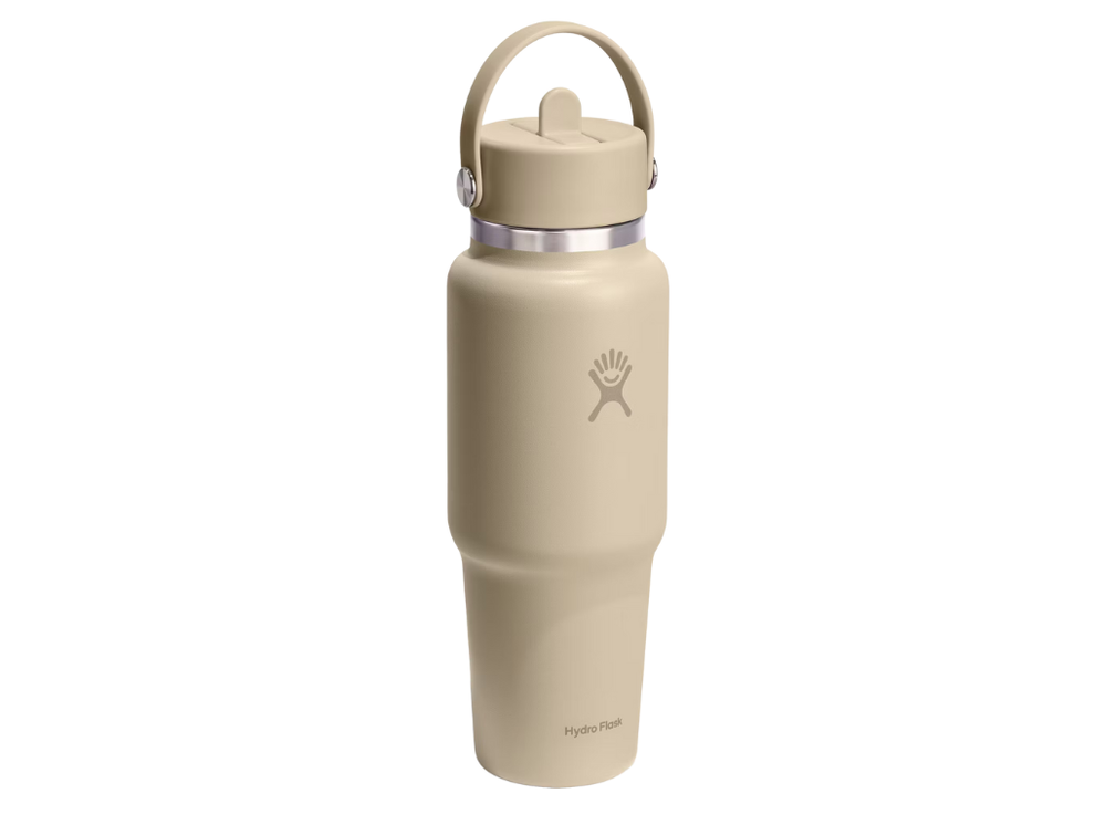 Hydro Flask 32 oz Travel Bottle con cannuccia flessibile, borraccia termica in acciaio inox 0,946 L