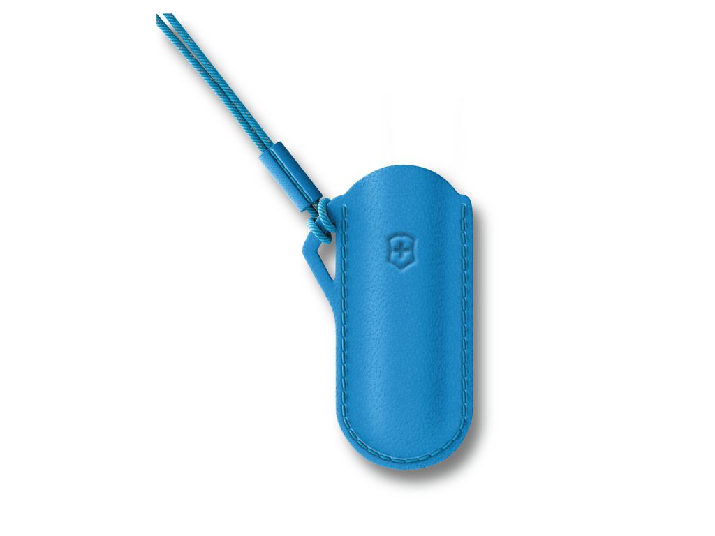 Fodero in pelle blu VICTORINOX 4.0670.2