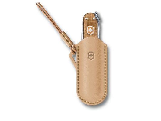 Fodero in pelle color sabbia VICTORINOX 4.0670.49