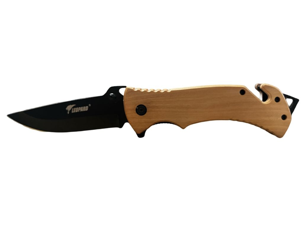 Coltello da Tasca Pompiere 12.5 cm - Teak