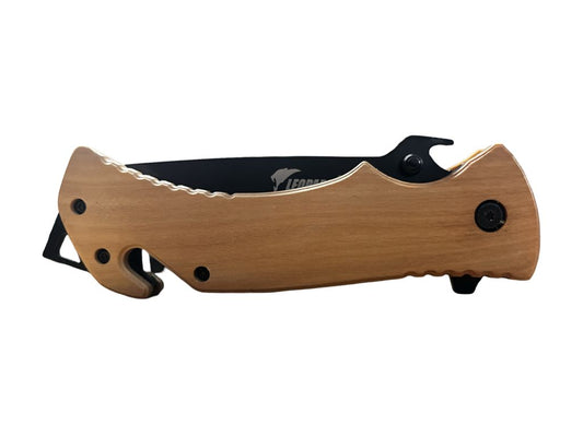 Coltello da Tasca Pompiere 12.5 cm - Teak