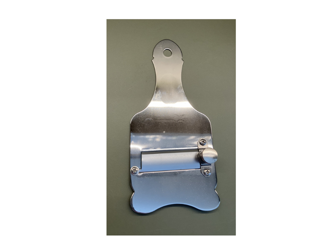 Affettatartufo in acciaio inox lama liscia regolabile Made in Italy