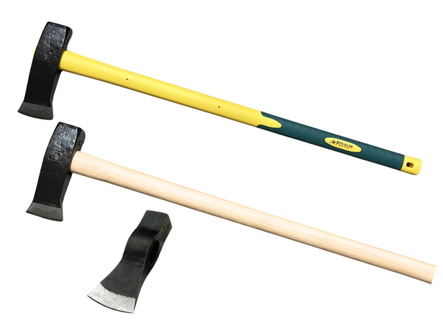 BR Rinaldi mazza spaccalegna da 205 - 3.5 kg con diversi tipi di manico