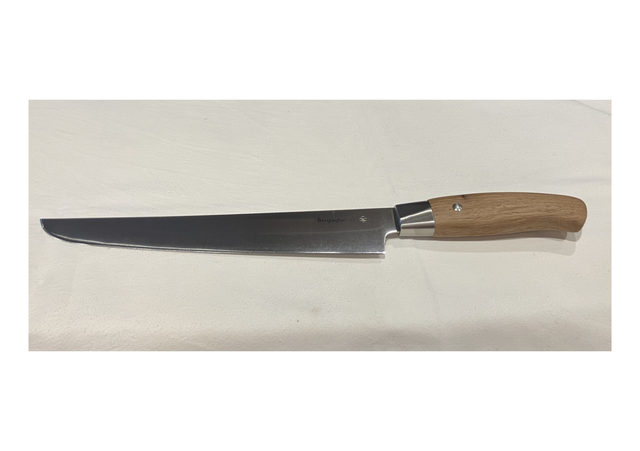 Coltello Bregaglia Knife Slicer nella sua confezione arancione