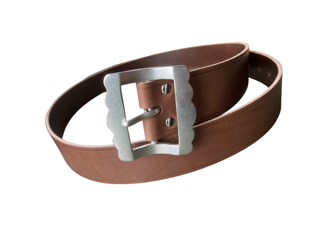 Cintura in pelle marrone SwissMade