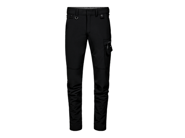 Pantalone da lavoro Engel Tessuto Super Stretch a 4 vie per massima flessibilità nero-antracite immagine frontale