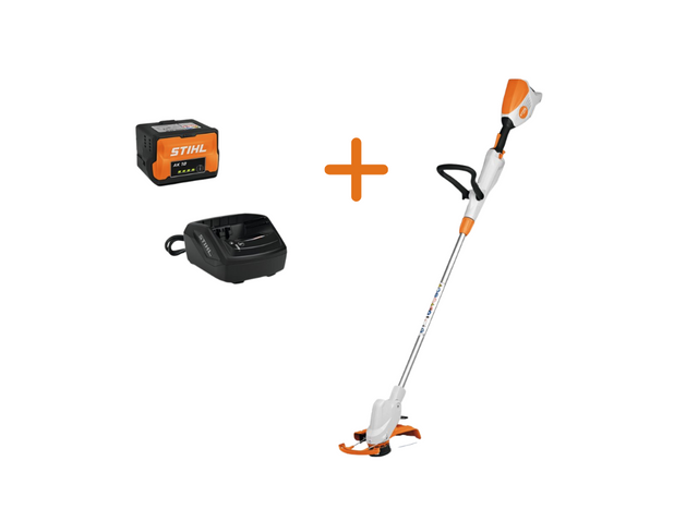 STIHL FSA 50 set : decespugliatore a batteria leggero e silenzioso con caricatore AL 101 e AK10