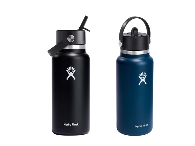 Hydro Flask 32 oz Wide Mouth Flex Straw Lid in acciaio inox, borraccia termica 0,946 L