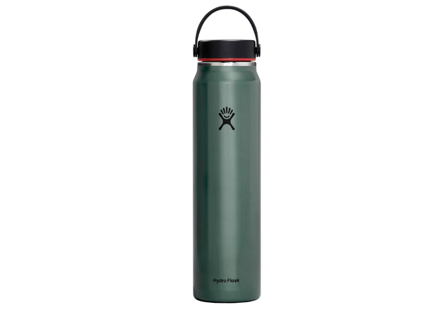 Borraccia Hydro Flask 1,18 L leggera e resistente. Isolamento TempShield™ mantiene bevande fredde fino a 24 h e calde fino a 12 h. Ideale per escursioni e outdoor.