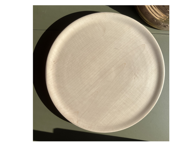 Piatto artigianale per polenta 38 cm in acero