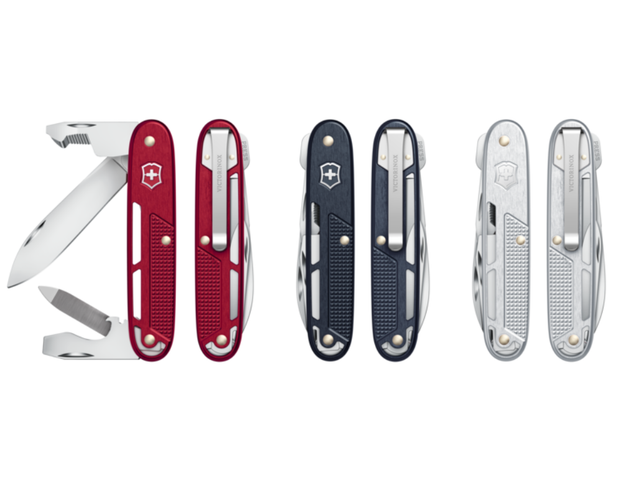 Coltellino multiuso Victorinox Synergy Alox con guance in Alox e clip di trasporto