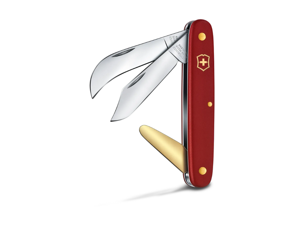 Victroinox cotello per innesto e postatura con due lame e un solleva zolle.