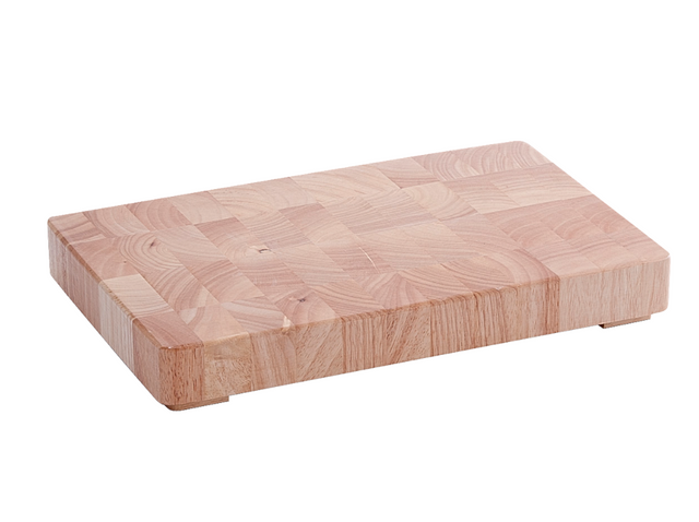 Tagliere Zeller Present 42x27 cm in legno di gummibaum, robusto e ideale per tagliare e servire.