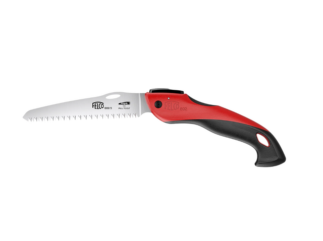 Sega pieghevole FELCO 602 con lama dritta da 160 mm e impugnatura ergonomica