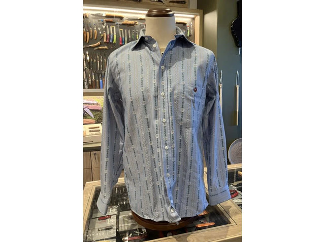 Camcia blu cool max motivi stella alpina