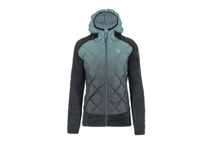 Smart W Marmarole Jacket – vista frontale, giacca ibrida stampata Karpos