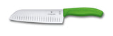 Coltello Santoku Victorinox, lama alveolata 6.8526.17