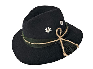 Cappello in lana decorato con stelle alpine