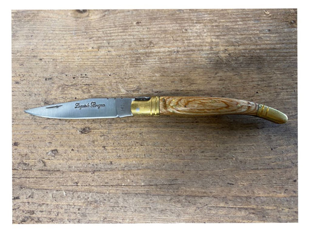 Laguiole Bougna con manico in legno chiaro - Caola