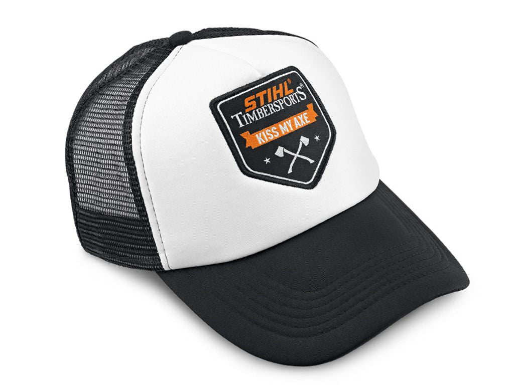 Casquette de camionneur STIHL « embrasse ma hache »