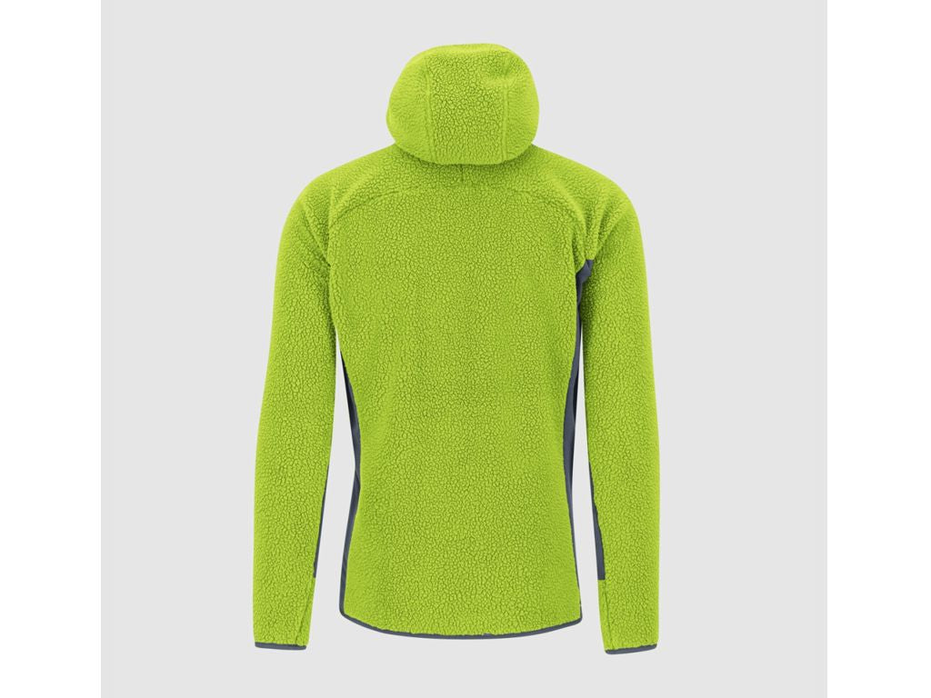 Felpa funzionale  Hoodie Fleece Limegreen- KARPOS