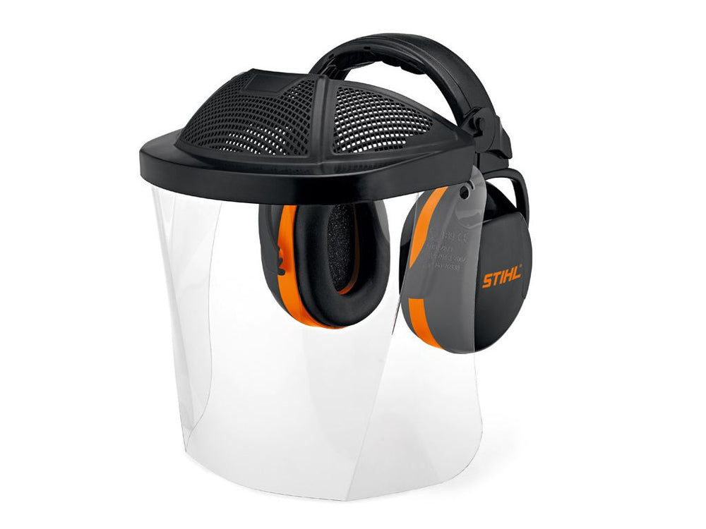 Protezione viso con visiera in Policarbonato e cuffie GPC 30 STIHL - Caola