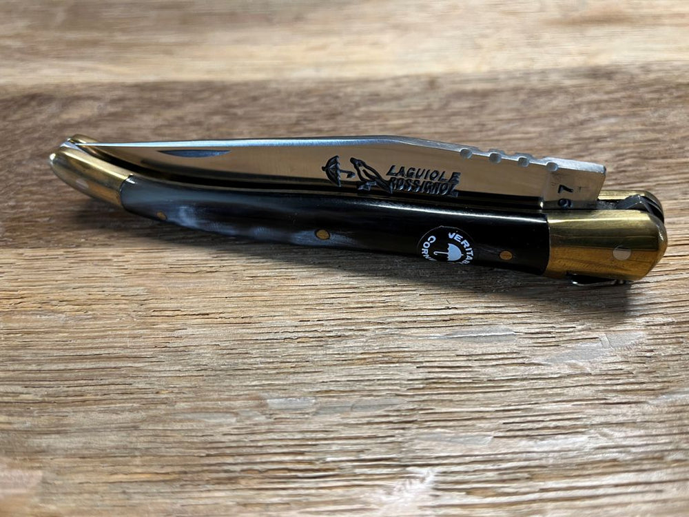 Laguiole Rossignol corno scuro - Caola