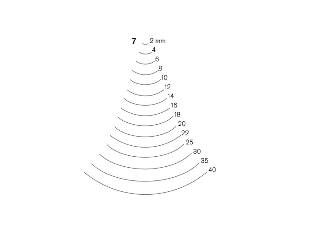 Gouge Pfeil no. 7 / 18 mm