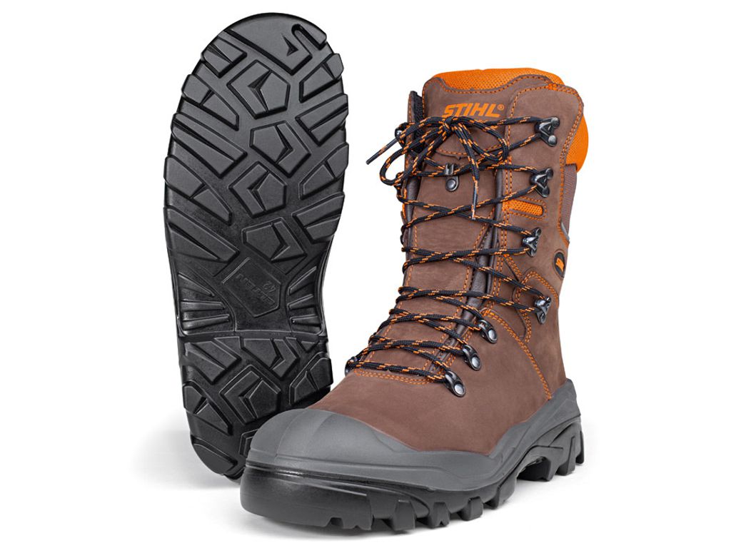 Bottes en cuir pour tronçonneuse STIHL DYNAMIC S3