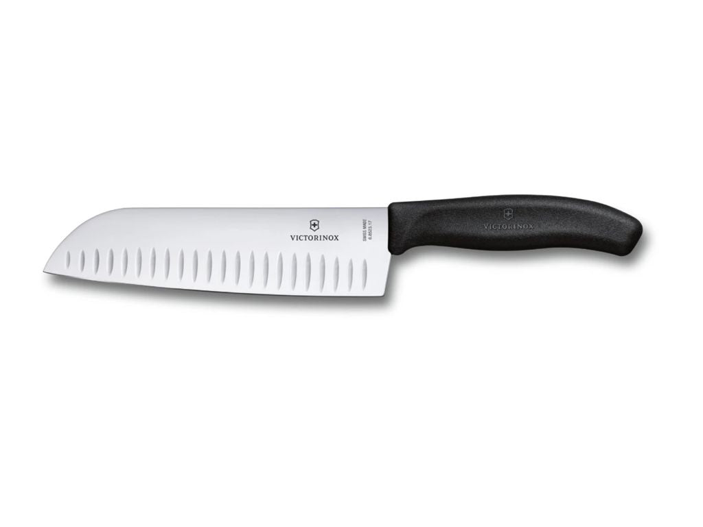 Coltello Santoku Victorinox, lama alveolata 6.8526.17