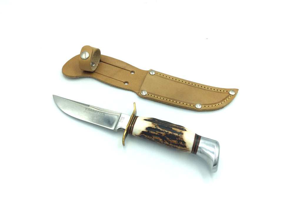 Pugnale esploratore manico in corno - Caola