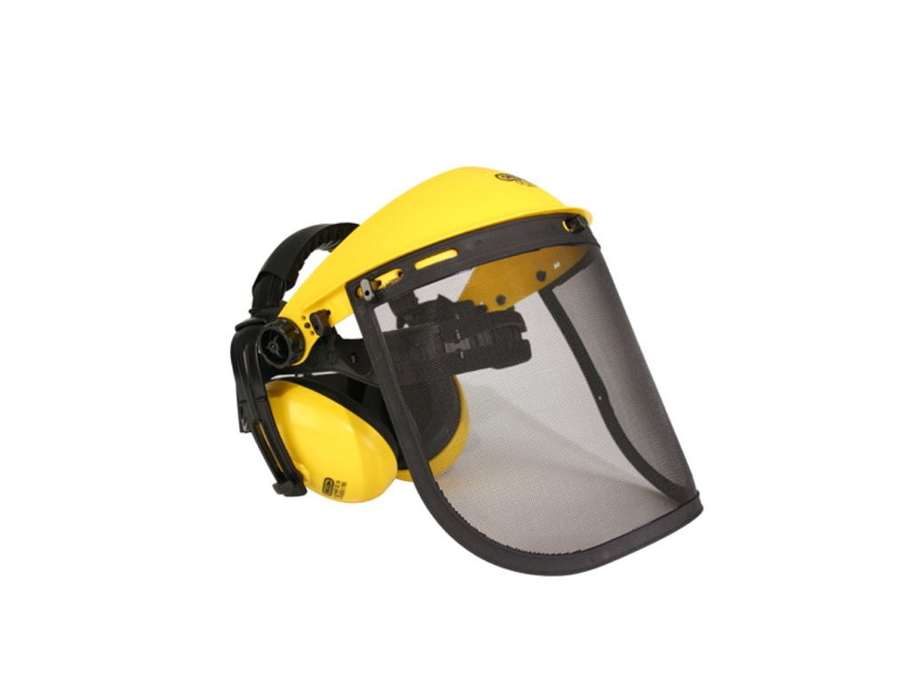 Visiera di protezione in rete combinata con cuffie - Caola